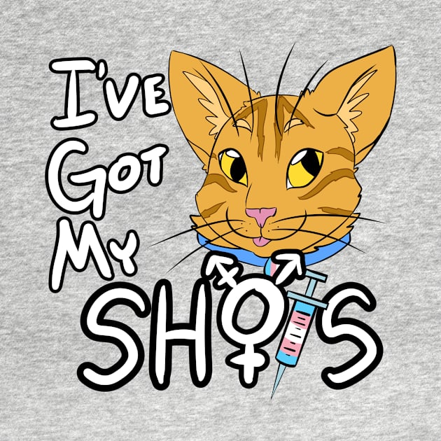 I've Got My Shots (Orange Tabby Cat, HRT) by malafight